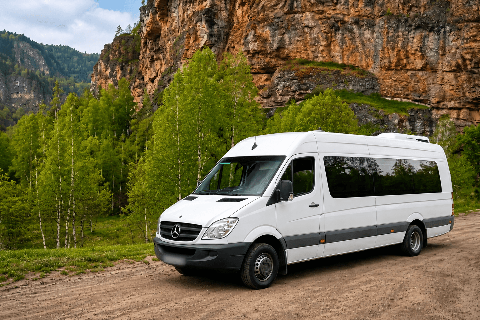 Mercedes-Benz Sprinter — микроавтобус Курай-Авто для трансферов и частных поездок